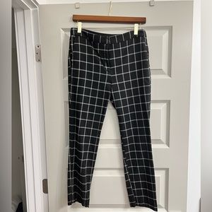 ZARA black and white trousers